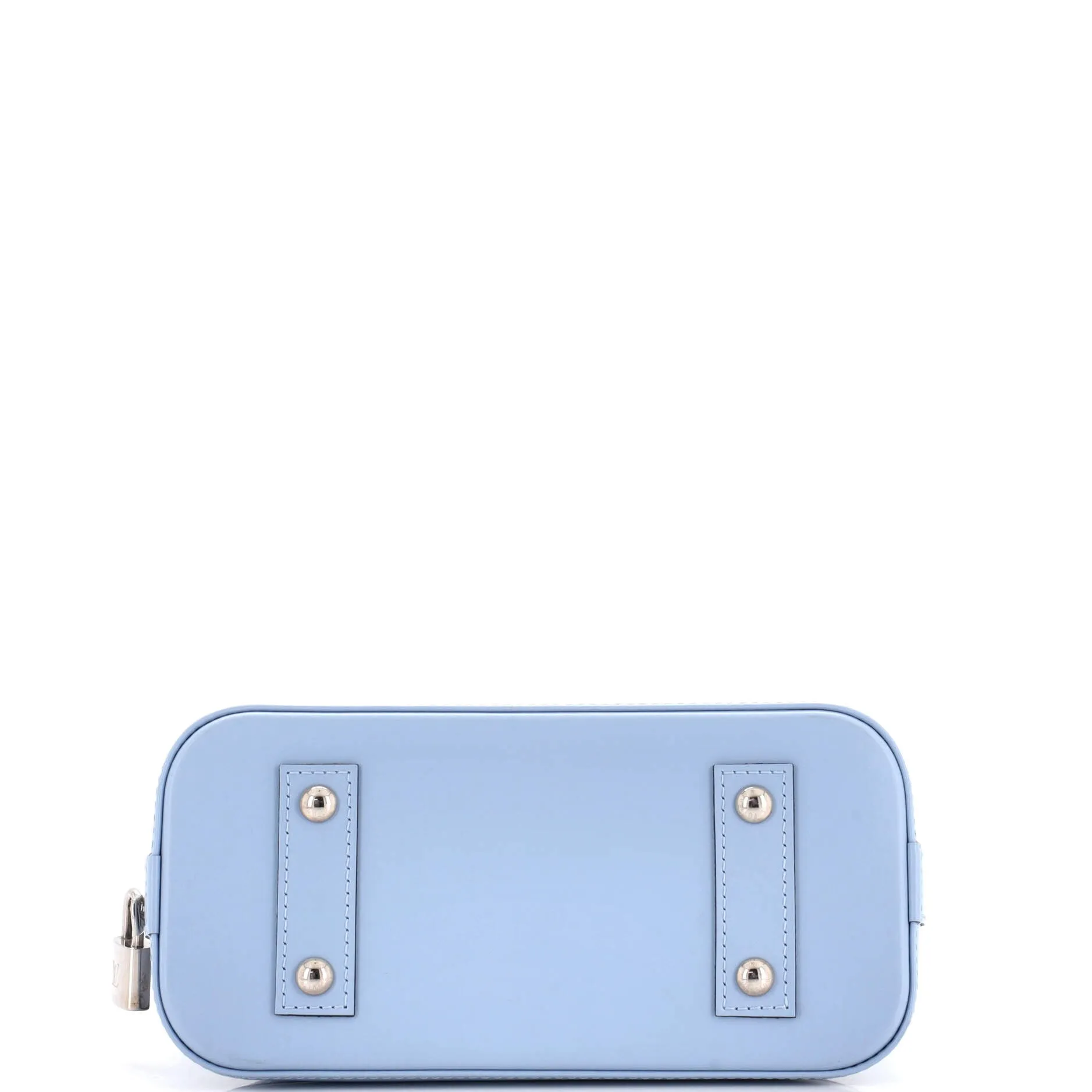 Alma Handbag Epi Leather with Logo Jacquard Strap BB