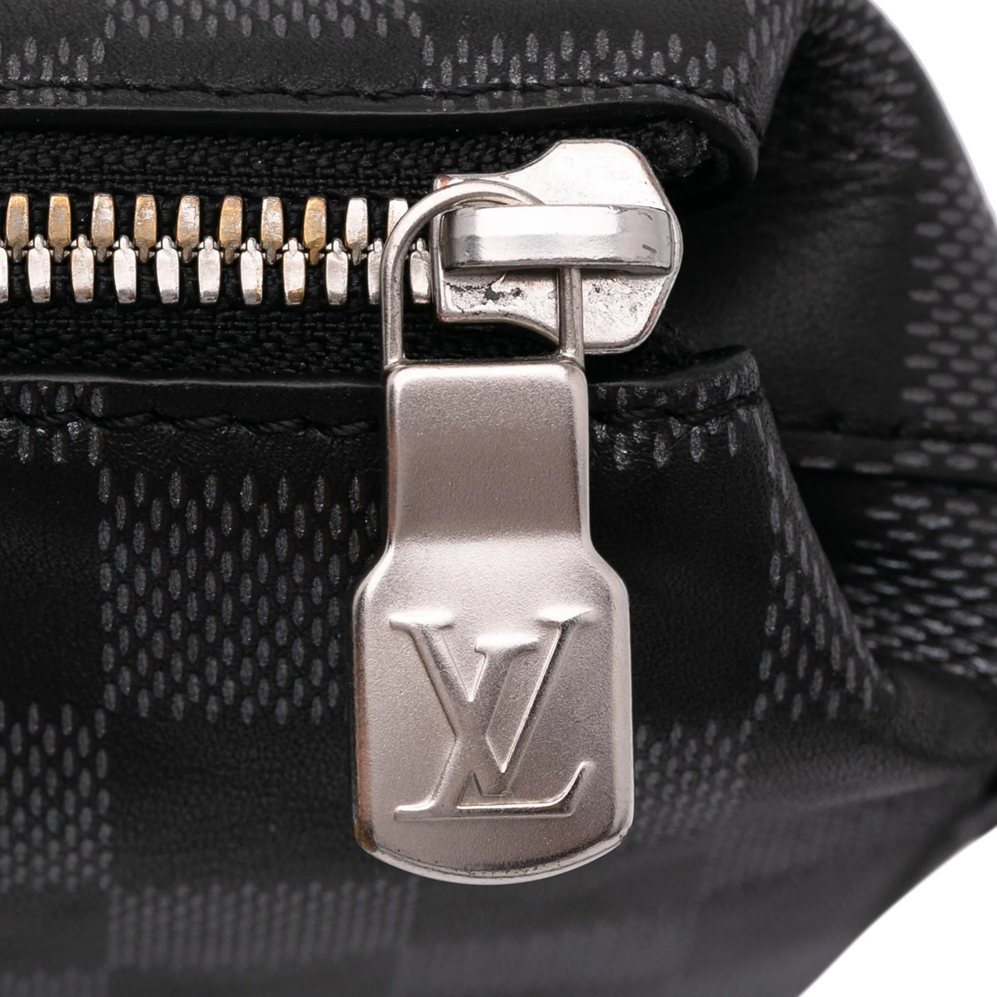 Black Louis Vuitton Damier Infini Discovery Messenger Crossbody Bag