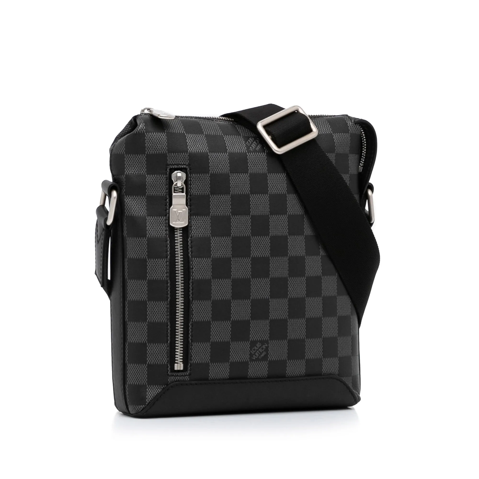 Black Louis Vuitton Damier Infini Discovery Messenger Crossbody Bag