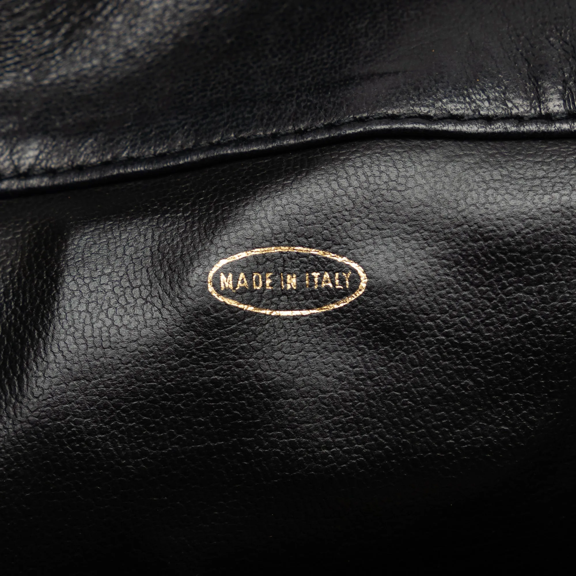 Chanel Duma Backpack Black Raffia Gold