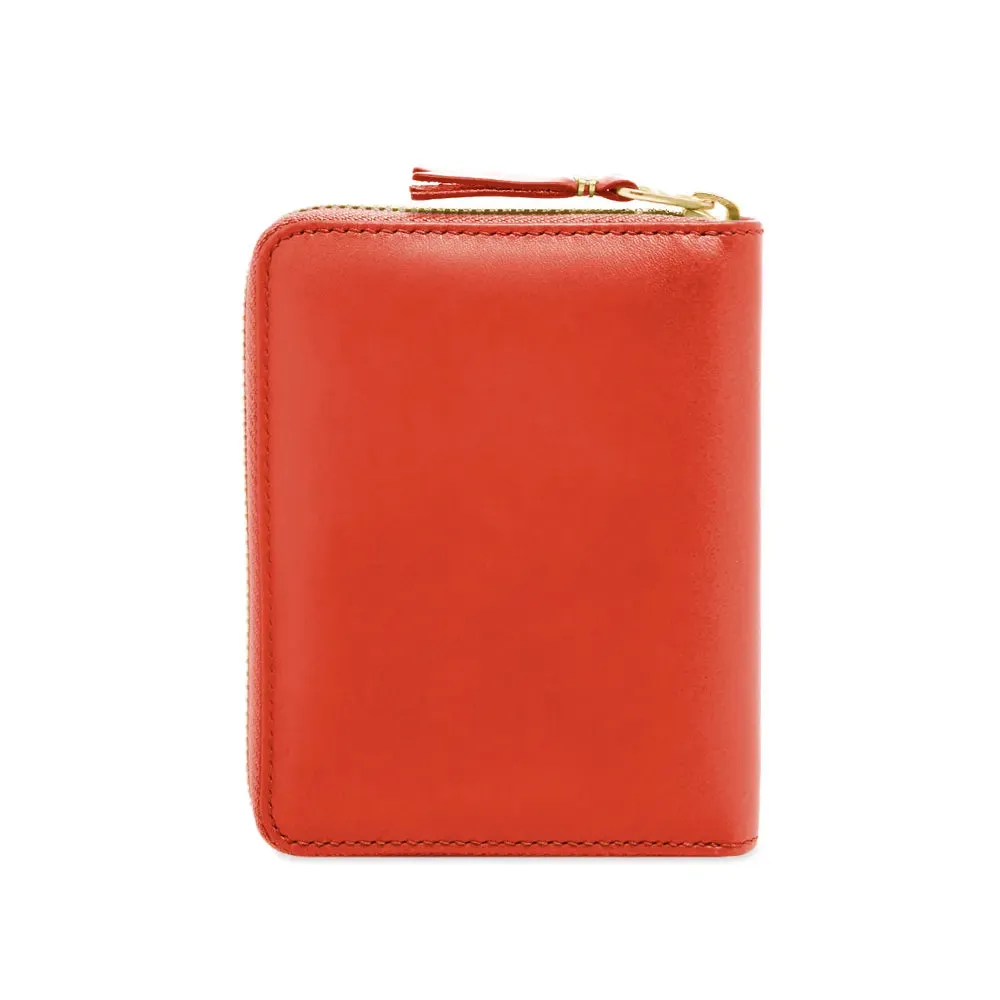 COMME DES GARÇONS ZIP AROUND MULTI-CARD WALLET ORANGE