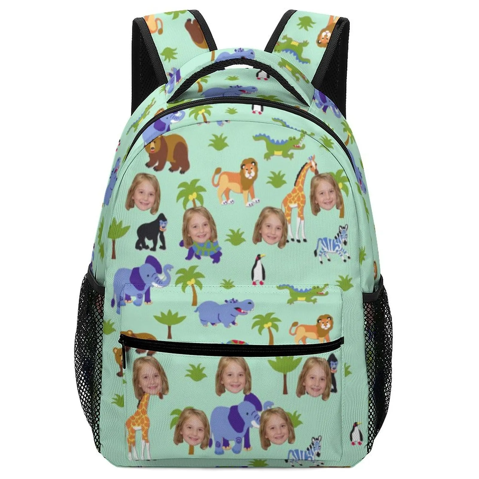 Custom Face Animals Children's Backpack