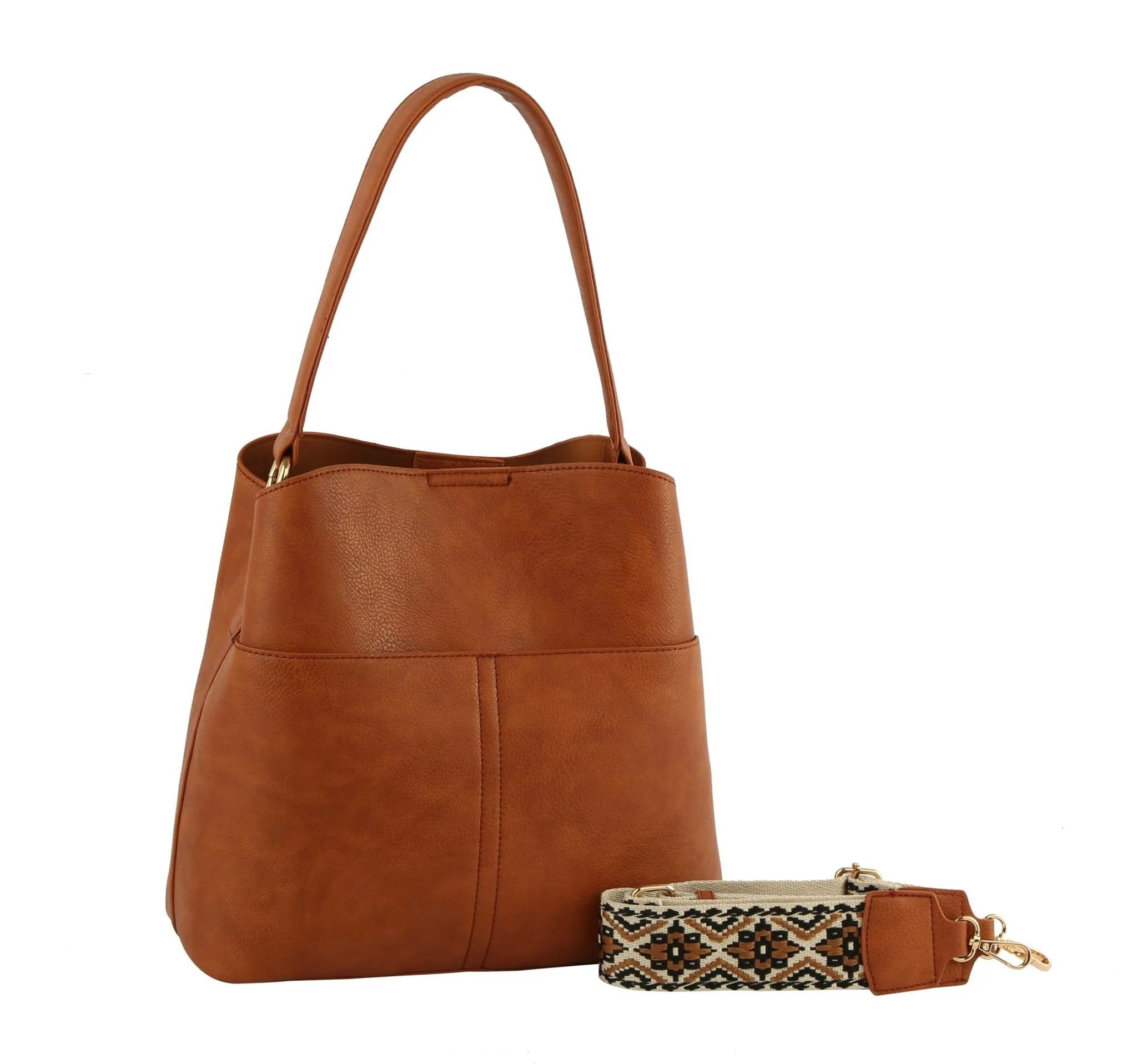 D0683 Simple HOBO w/Aztec guitar strap