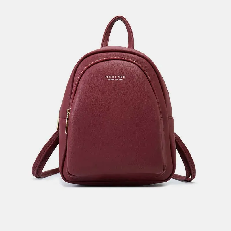 Multi-pockets Casual Crossbody Bag Mini Backpack