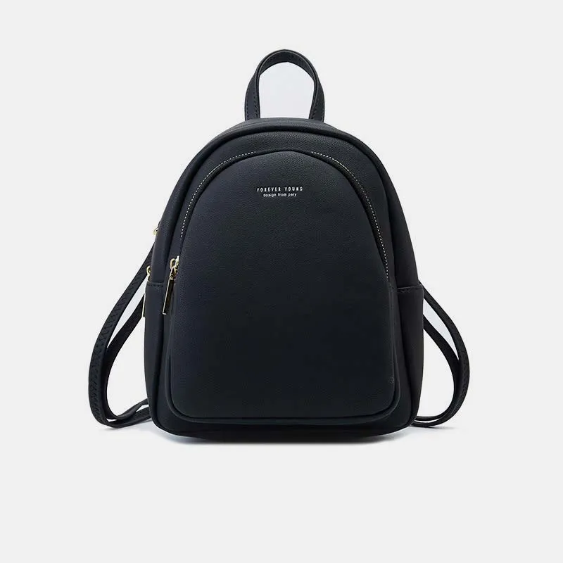 Multi-pockets Casual Crossbody Bag Mini Backpack