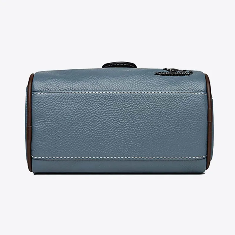 Retro Lady Underarm Bag Wide Strap Simple Women Crossbody Bag