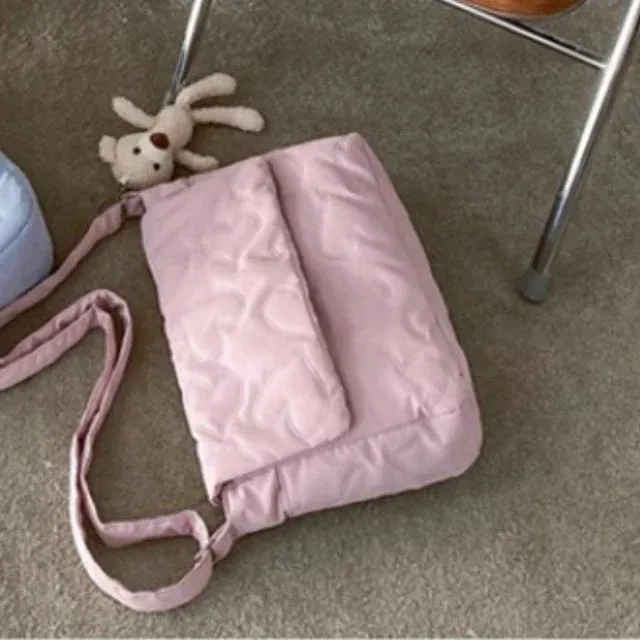 TAVIMART  -  Women Sweet Y2k Aesthetic Grunge Crossbody Bag Japanese Chic High-capacity Shoulder Handbags Vintag Solid Simple Messenger Bags