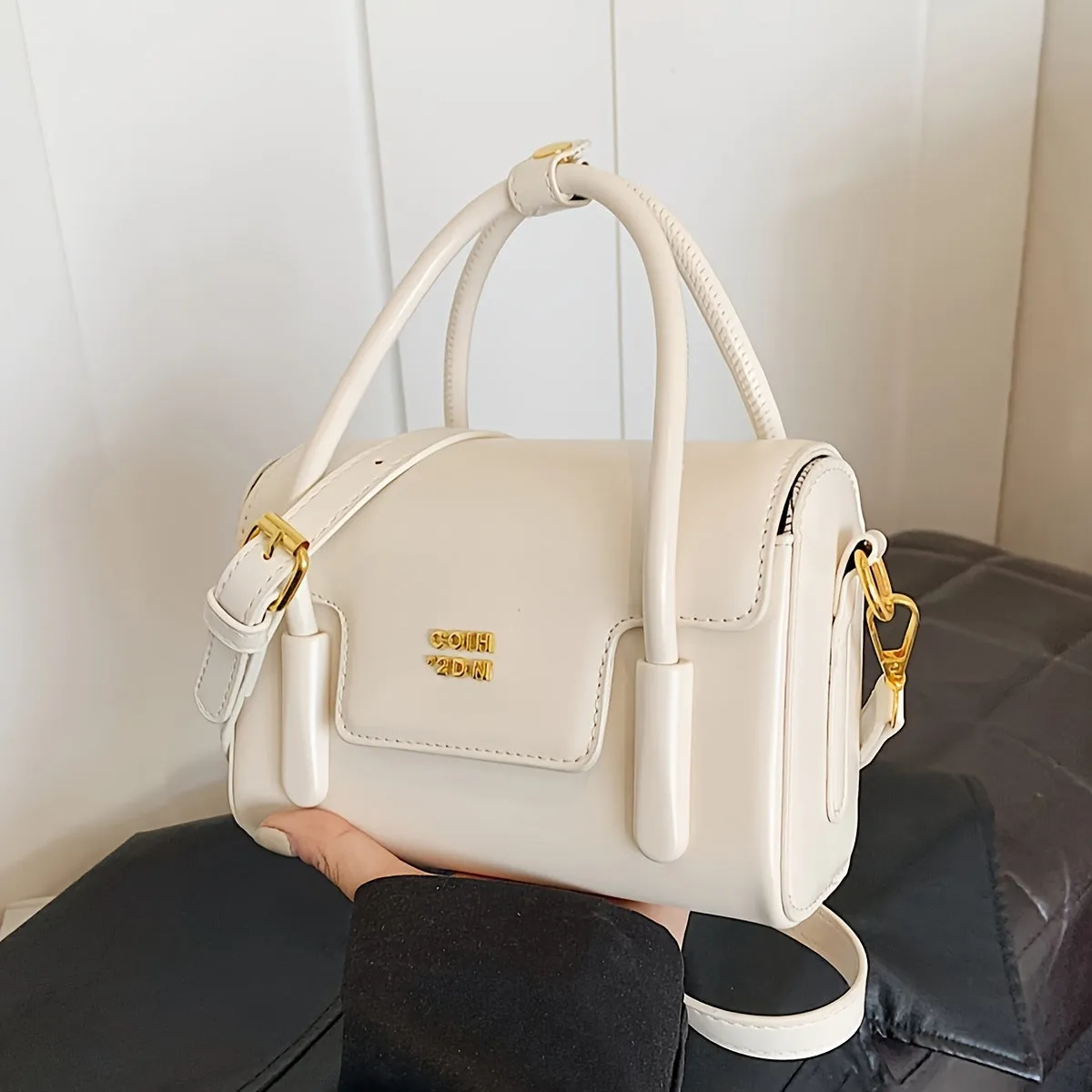Uakiss Niche Design, Retro High-Quality Small Square Bag, Simple, Casual And Versatile Handbag, Fashionable And Personalized, Foreign-Style Shoulder Bag