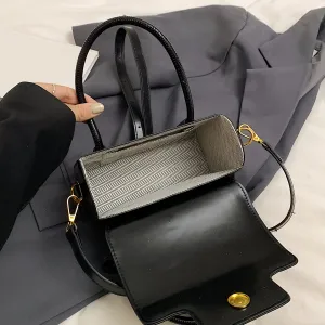 Uakiss Niche Design, Retro High-Quality Small Square Bag, Simple, Casual And Versatile Handbag, Fashionable And Personalized, Foreign-Style Shoulder Bag