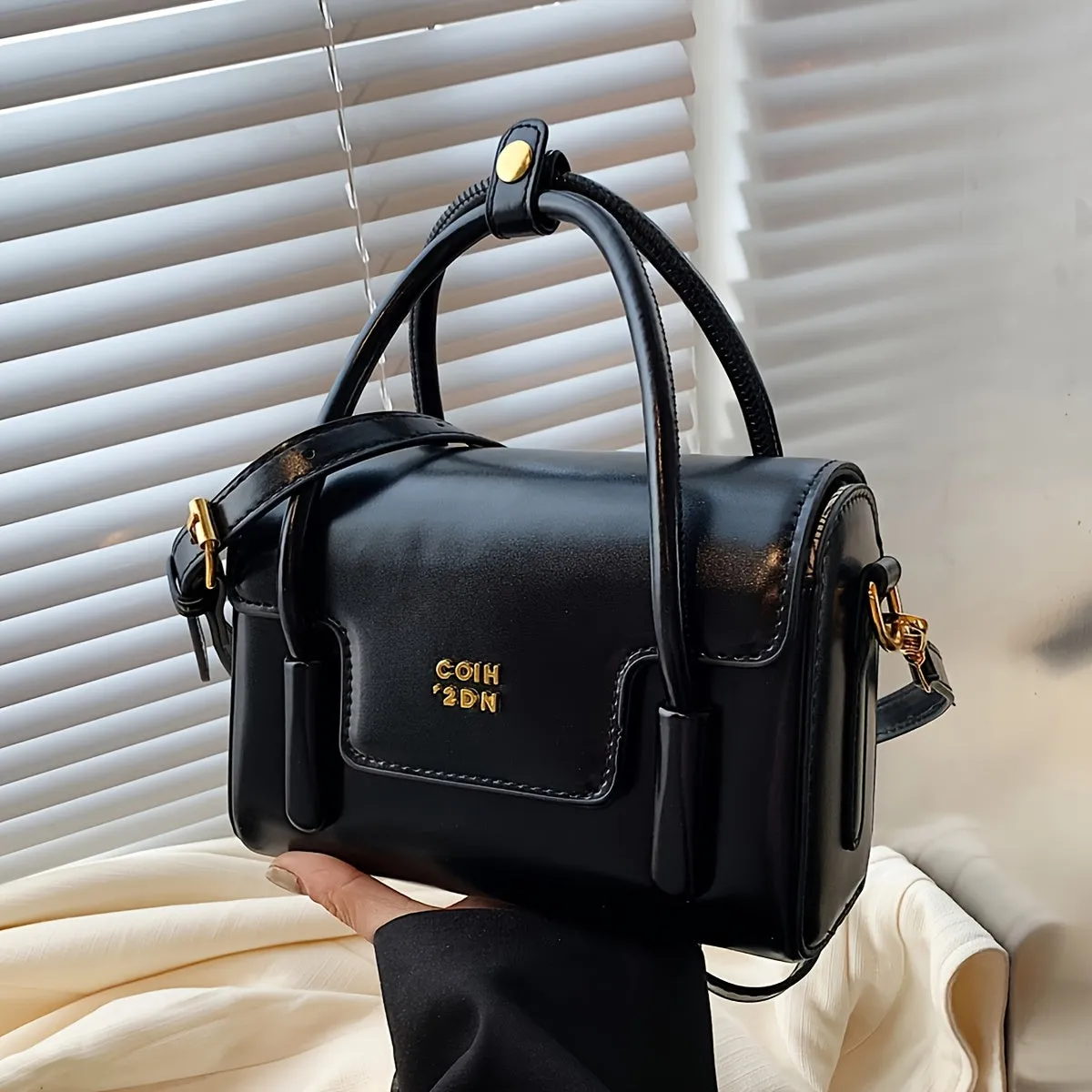 Uakiss Niche Design, Retro High-Quality Small Square Bag, Simple, Casual And Versatile Handbag, Fashionable And Personalized, Foreign-Style Shoulder Bag